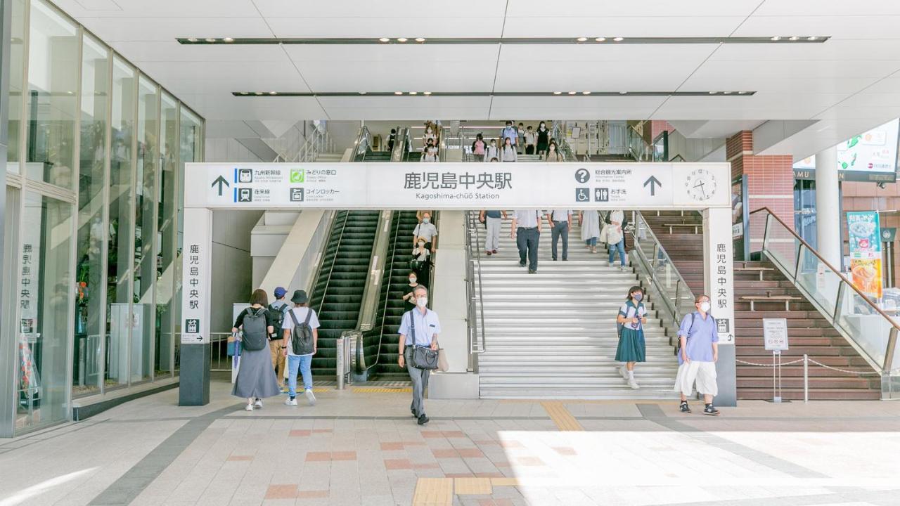 Toyoko Inn Kagoshima Chuo Eki Higashi Guchi Buitenkant foto